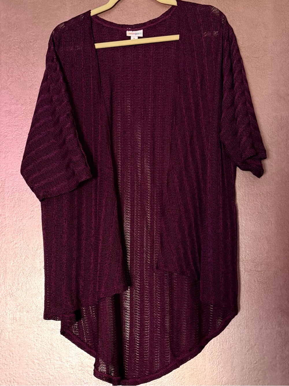 Like New LulaRoe Shirley Purple Kimono